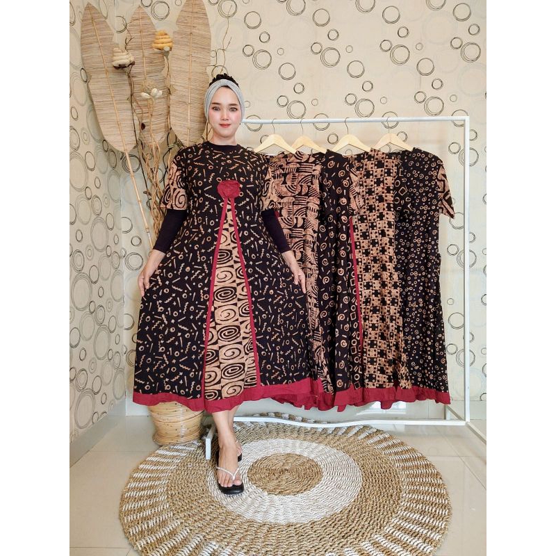 DASTER MANOHARA DRESS OOTD DASTER SULTAN DRESS KEKINIAN MOTIF MANOHARA DASTER RUMAHAN DASTER VIRAL