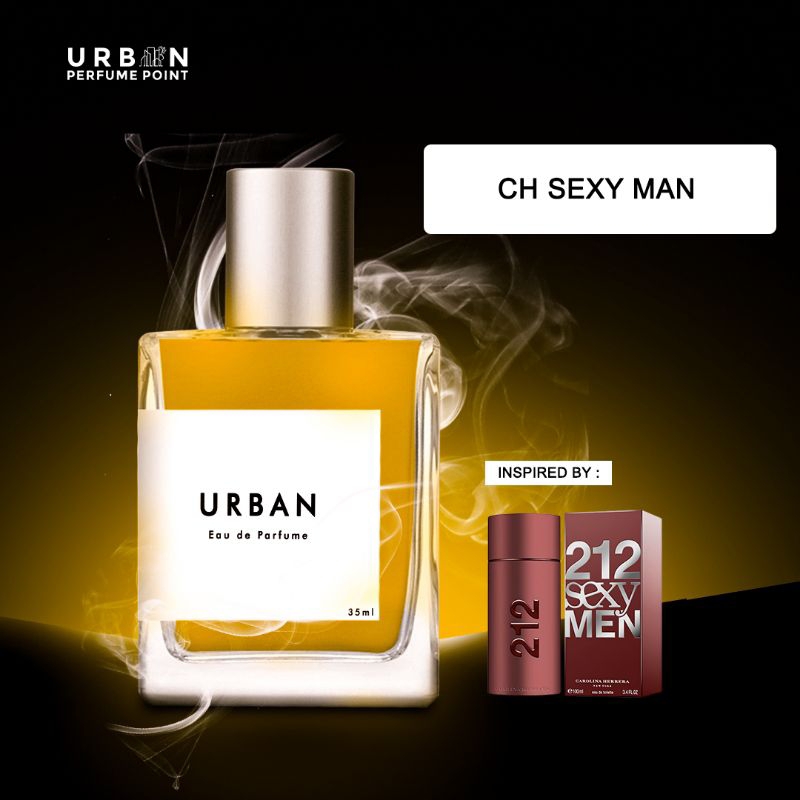 Urban Perfume Point  Ch 212 Sexy Man -  Perfume Pria Minyak Wangi Tahan Lama