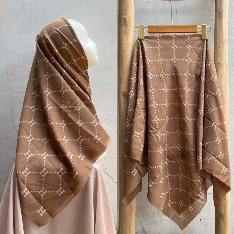 SADEAN HIJAB MOTIF TERBARU/HIJAB SEGI EMPAT MOTIF/DENAY MOTIF TERBARU//BISA COD//HIJAB MOTIF RUED