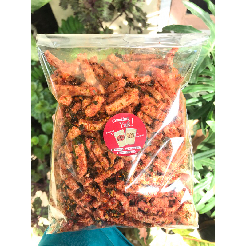 

Basreng pedas daun jeruk dan original