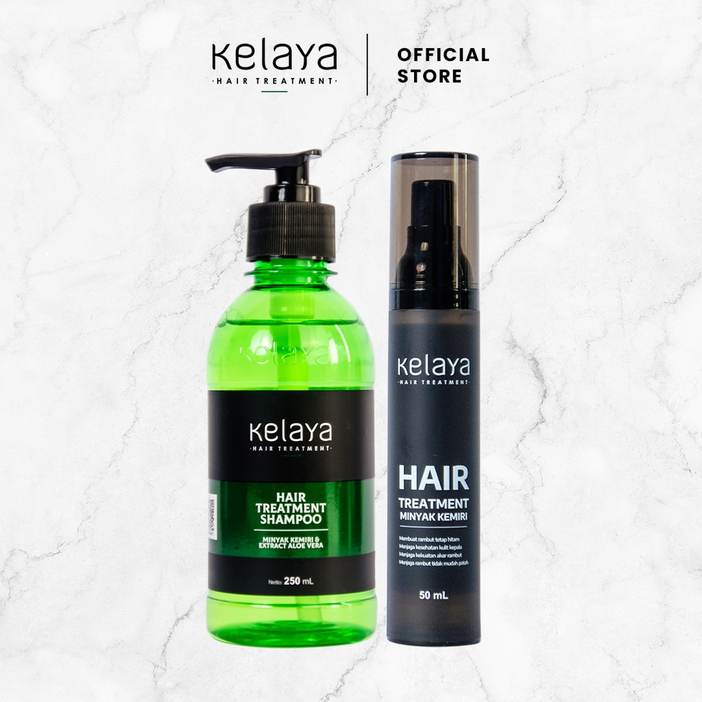 Kelaya Hair Treatment Shampoo + Kelaya Minyak Kemiri (ORIGINAL)