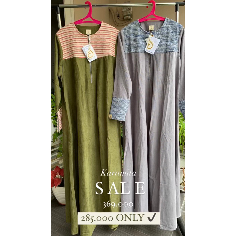 GAMIS SET KARAMITA BY AINAA