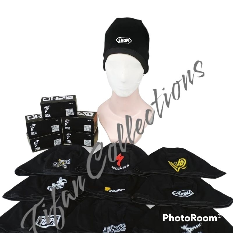 kupluk helm logo shoei