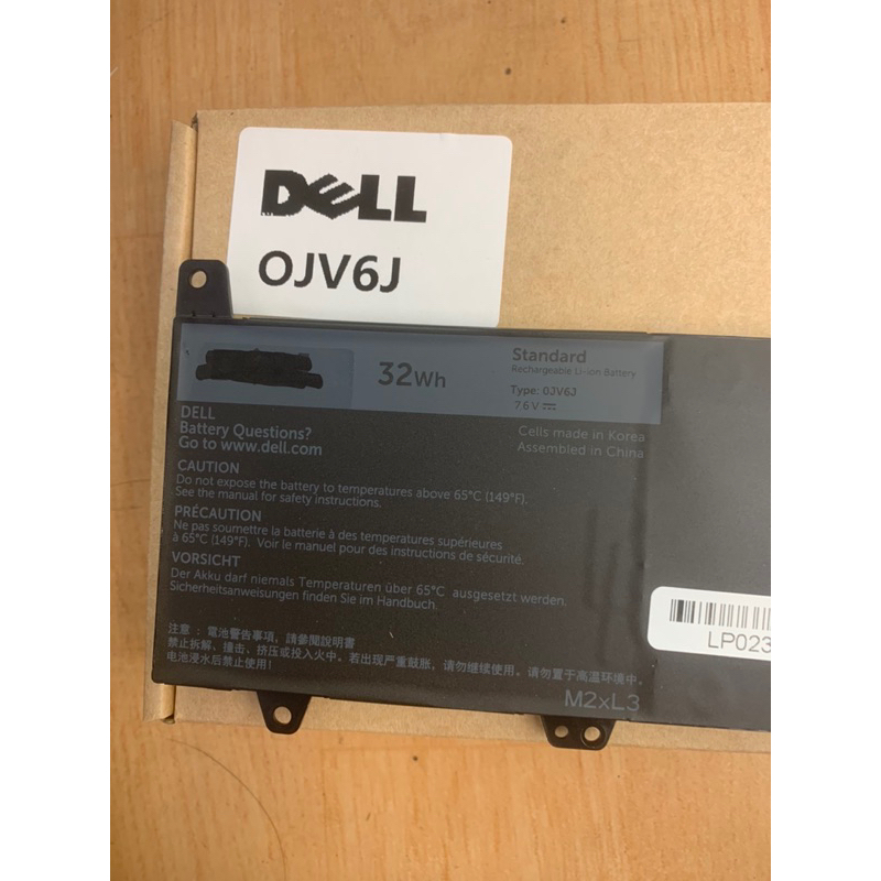 Baterai Laptop Dell Inspiron 11 3000 3162 3164 3168 0JV6J OJV6J