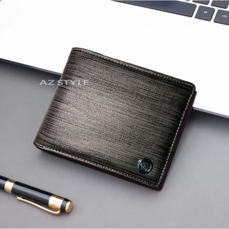 New Men's Wallet Pu Leather Dompet Pria Lipat Terbaru