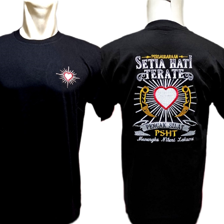 Kaos Psht Bordir Distro Keren Terbaru Simpel Kaos Terate Emas Kaos Satu abad Psht Kaos Terate- Kaos 