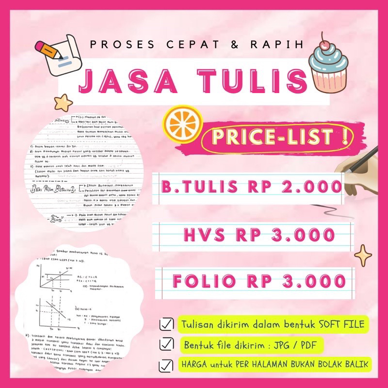 

Joki tulis - Jasa tulis tangan murah sangat fast respon