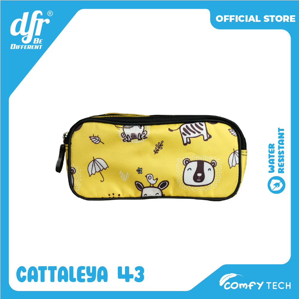 

DFR TEMPAT PENSIL POUCH ANTI AIR BEST SELLER MOTIF LUCU - CATTALEYA