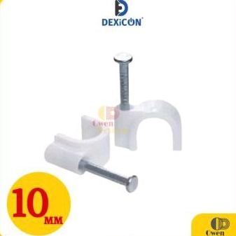 Klem Kabel No 10mm + Paku Beton DEXICON Kemasan Plastik