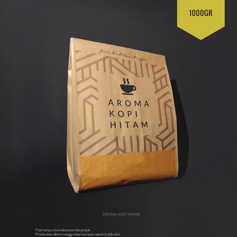 Kopi Bubuk Murni Halus 1000gr - AROMA KOPI HITAM