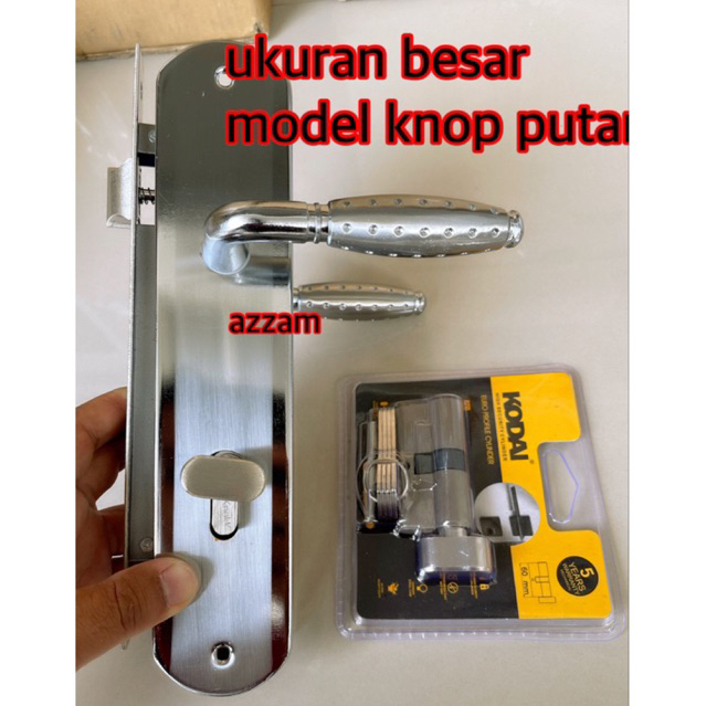 Kunci handle pintu besar silinder putar knop minimalis set,kunci pintu putar knop handle pintu set kunci pintu besar 25 cm