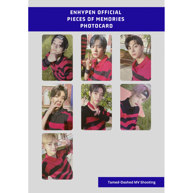 OFFICIAL PHOTOCARD ENHYPEN PIECES OF MEMORIES PIECE OF MEMORIES POM OFFICIAL PHOTOBOOK JUNGWON HEESE