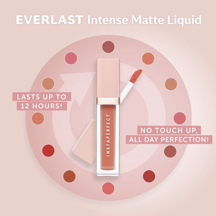 Wardah Instaperfect Everlast Intense Matte Liquid | Longlasting Lip Cream
