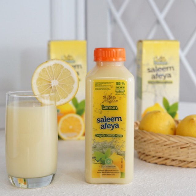 

AKEH LEMON SALEEM AFEYA ORINAL 100% SARI LEMON TANPA CAMPURAN AIR SIZE ml dan 250ml / SALEEM AFEYA