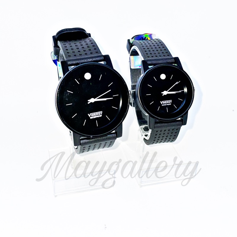 Jam Tangan Vinergy Couple Waterproof (free gift)