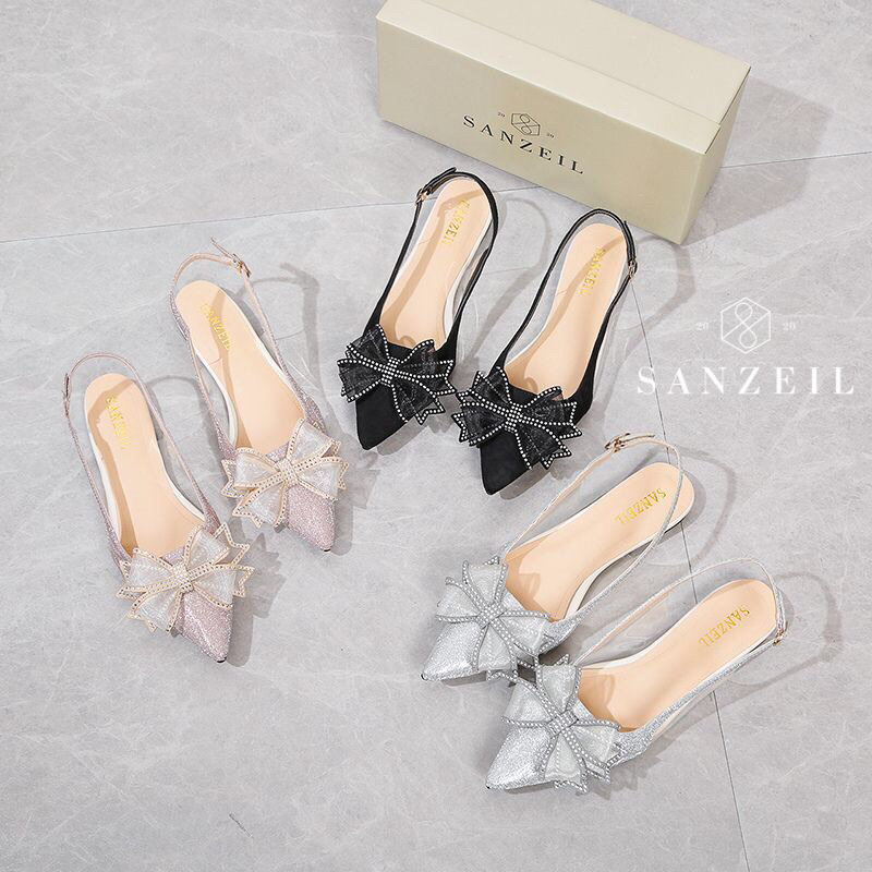 SG4411 syafniegalery sanzeil dewi sepatu import sepatu flat dan 5cm