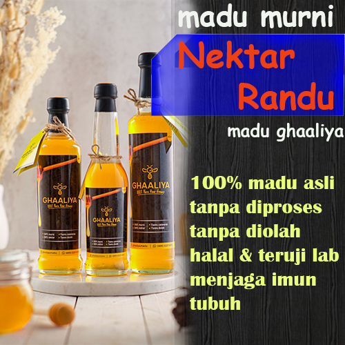 

Madu Murni Asli 100% Tanpa Campuran Nusantara - Nektar Bunga Randu