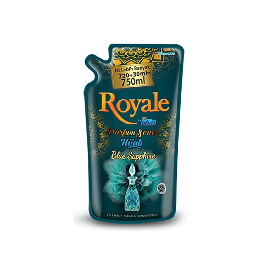 Jual Royale Pelembut Dan Pewangi Pakaian Blue Sapphire Pouch 720ml