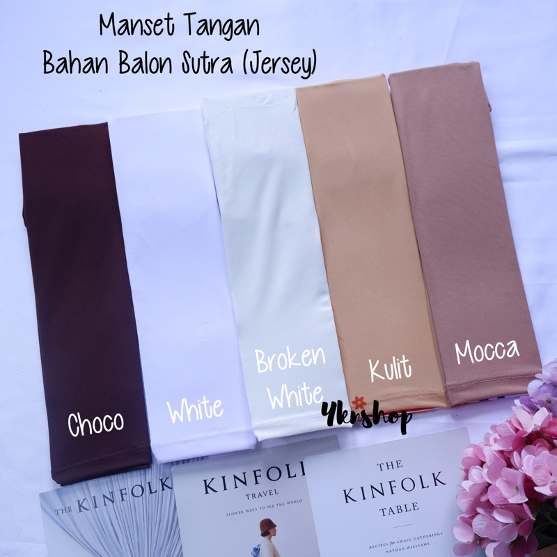 Manset Tangan Bahan Spandek Balon / Jersey (Licin) Harga Per Pasang Kanan Kiri