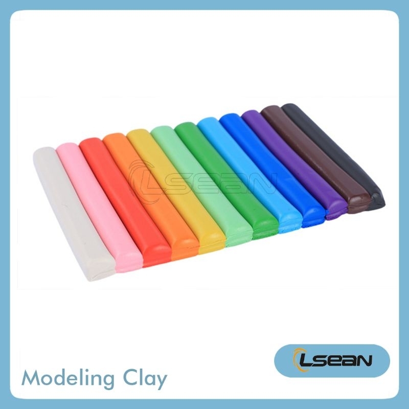 Modeling Lilin Clay 8 Warna Sculpting dan Cetakan Tanah Liat Air