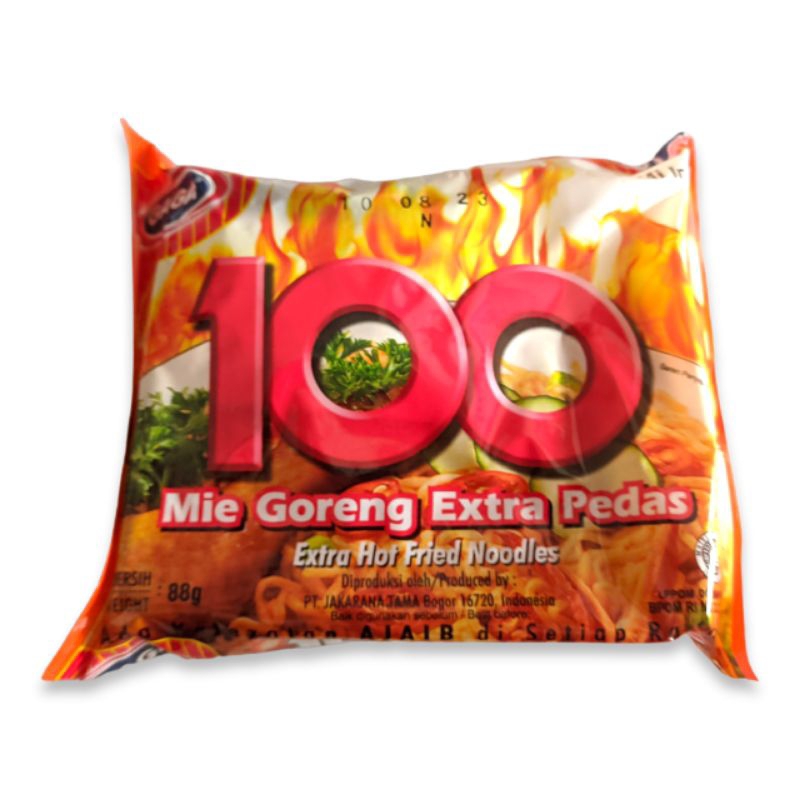 

Mie 100 Goreng Extra Pedas