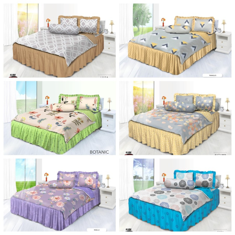 BEDCOVER MY LOVE 160 X 200 {sprei rumbai}