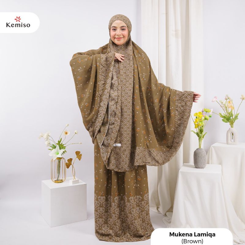 MUKENA TAZBIYA X KEMISO 2IN1 LAMIQA SERIES ALLSIZS