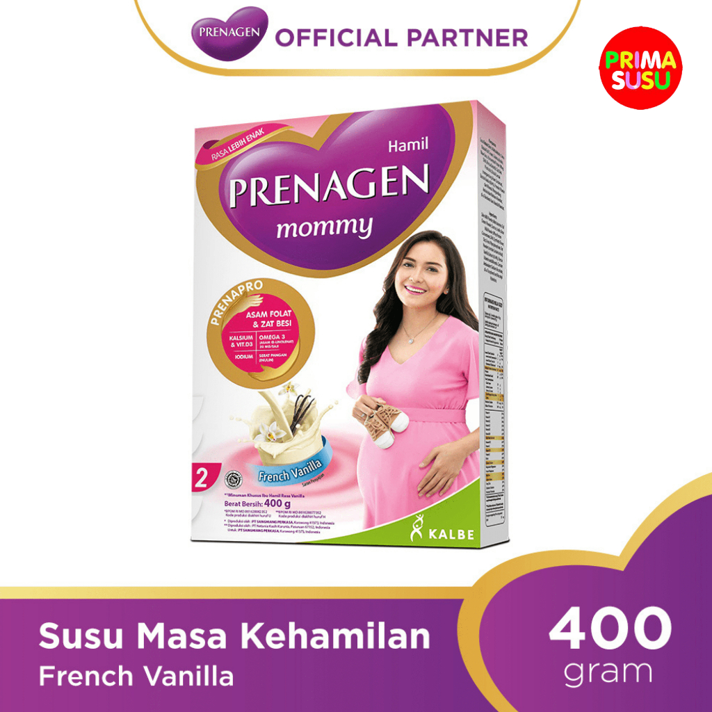 Prenagen Mommy 400 Gr, Mung Bean, Vanila, Strawberry, Cokelat