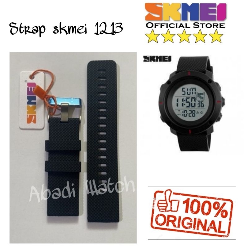 Strap tali jam tangan skmei 1213  Skmei 1213 Original. PAS DAN LGSG BS DIPAKAI. SESUAI DG ASLINYA