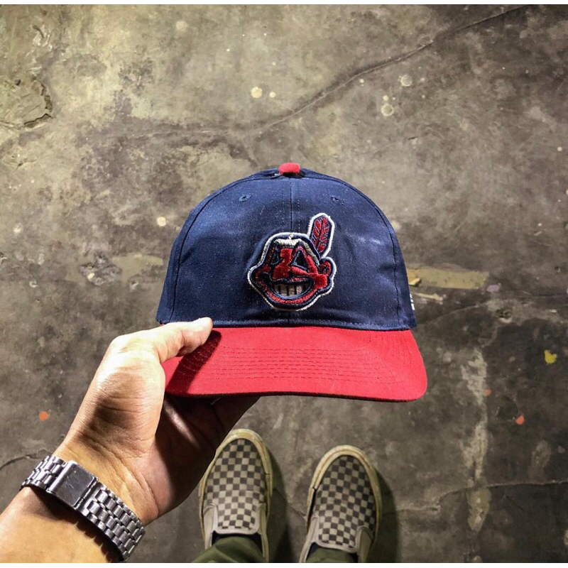 TOPI MLB INDIAN TWO TONE ORIGINAL SECOND