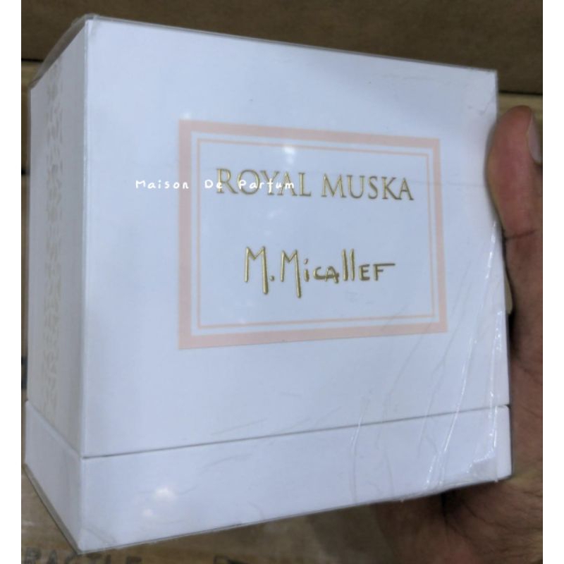 M.Micallef - Royal Muska - Hypnotic Musk - Note Vanille - Ylang In Gold - Pure Extreme 100ml
