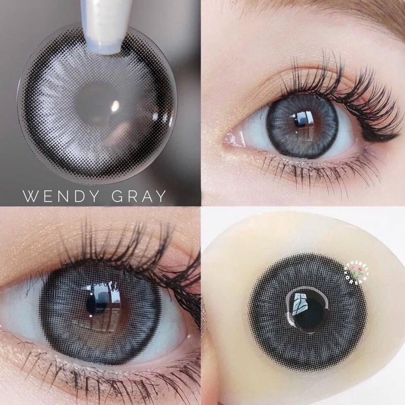 softlens wendy gray &amp; brown pusbel korean original korea