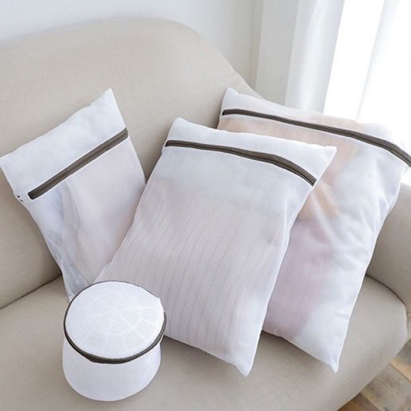 Laundry Bag Jaring Baju Kotor Kantong Mesin Cuci Washing Bag Premium Zip Serut