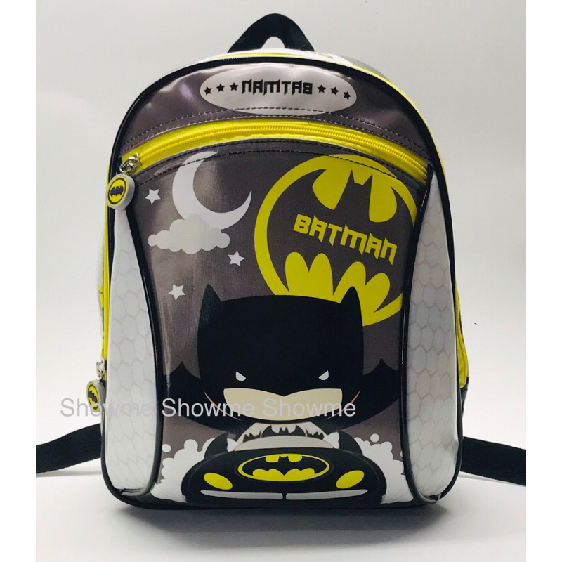 SHOWME TROLI - TROLLEY DORONG TAS ANAK SEKOLAH PAUD - TK KARAKTER BATMAN CUTE