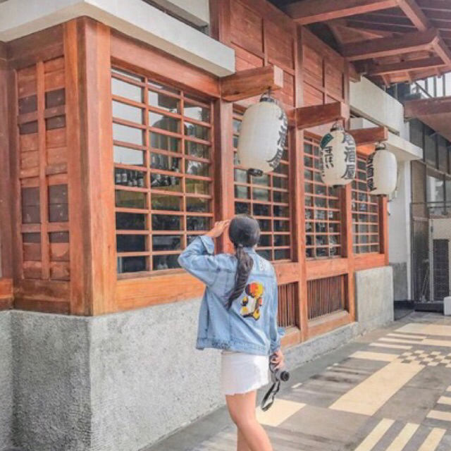 Jaket Jeans Denim Bear Taehyung BTS V