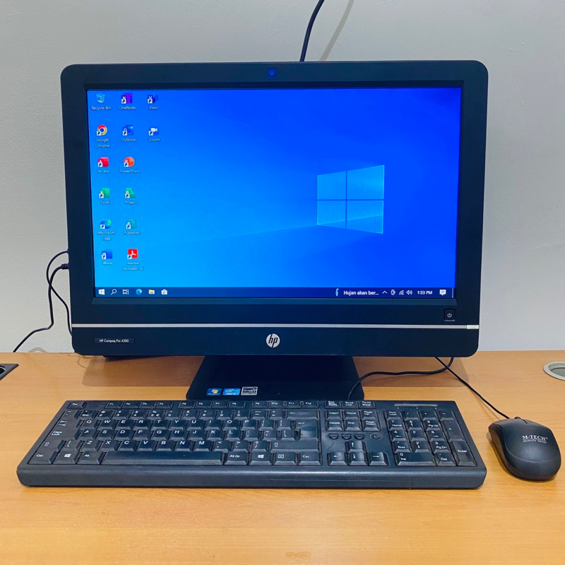 PC AIO HP Compaq Pro 4300/Core i5-3470s/4GB/SSD 256GB/Layar 20 inch