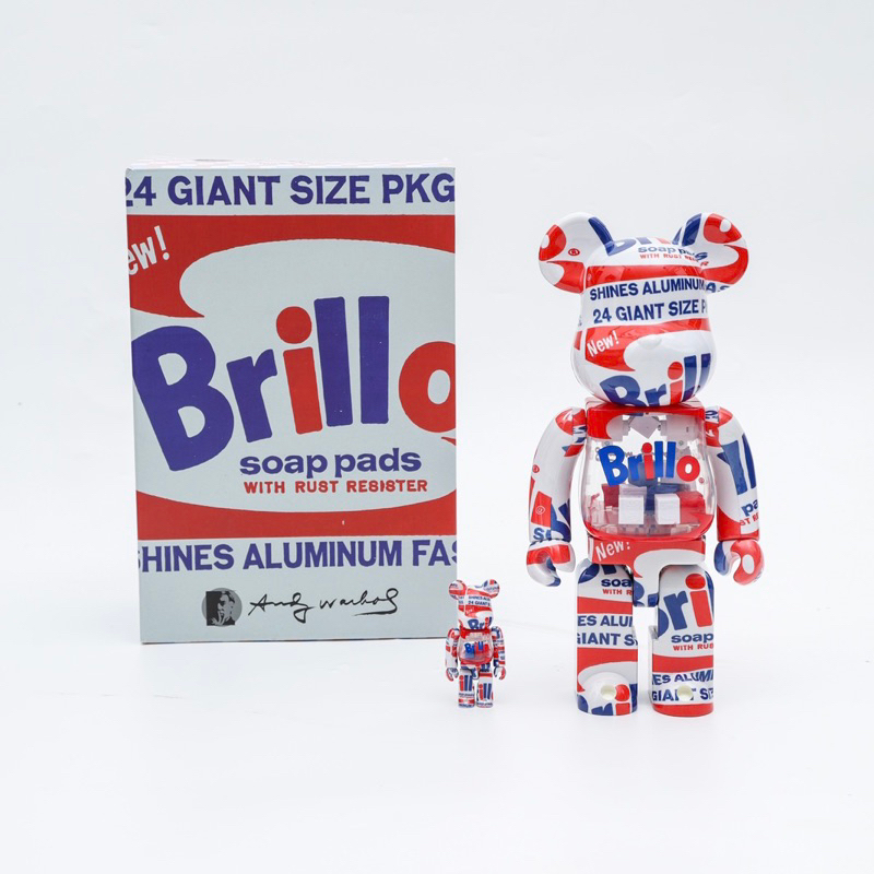 Bearbrick Andy Warhol Brillo