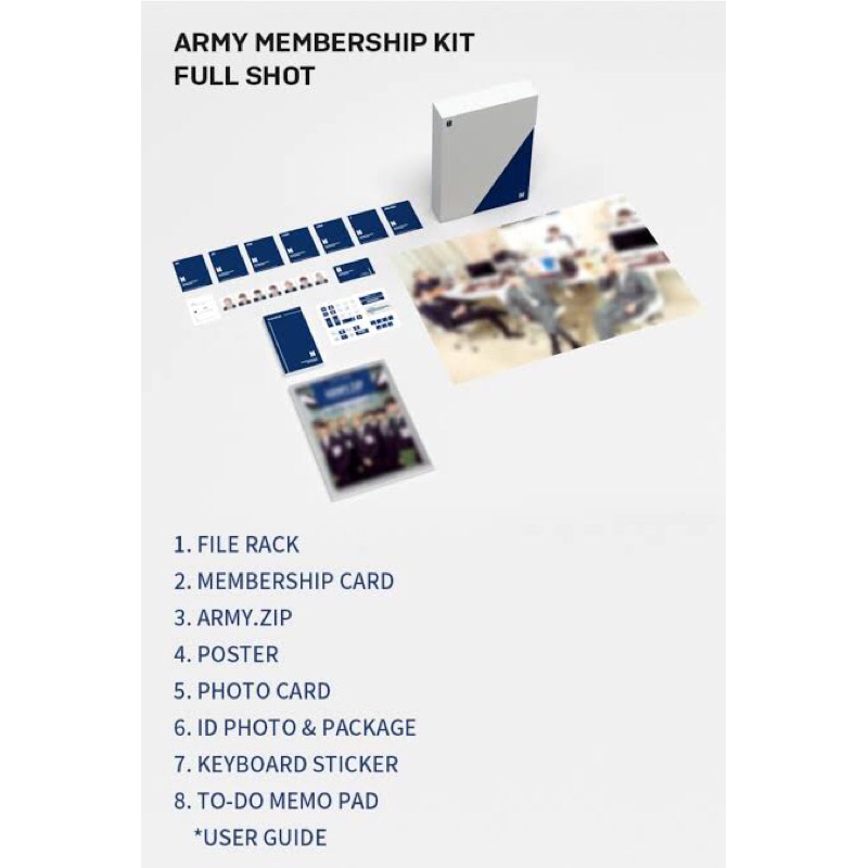 [READY] BTS Membership Kit Armykit Sealed