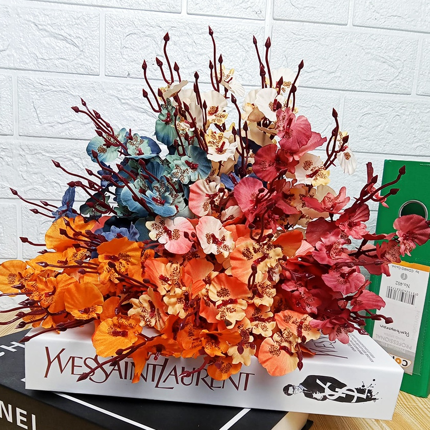 Bunga Tangkai Hias Plastik Dekorasi Rumah Kekinian Hiasan Artificial Flowers Cantik PBP155