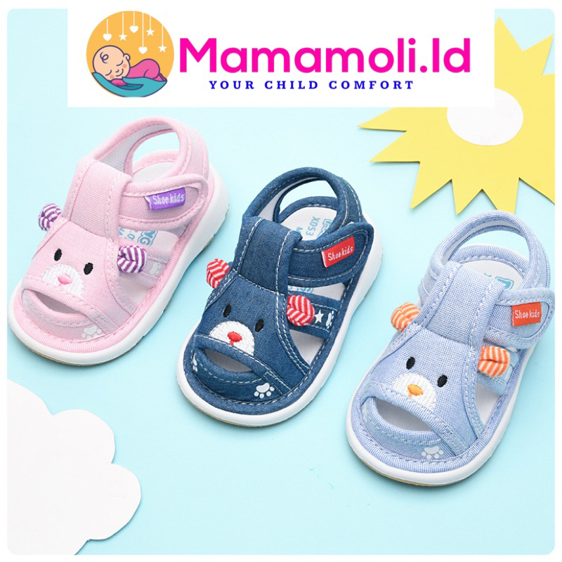 Sepatu Sandal Prewalker Anak Bayi / Baby 1 2 3 tahun Bisa Bunyi cit cit cit/ Sepatu Belajar Jalan Anak Laki laki Perempuan Make A sound / Baby Prewalker Shoes