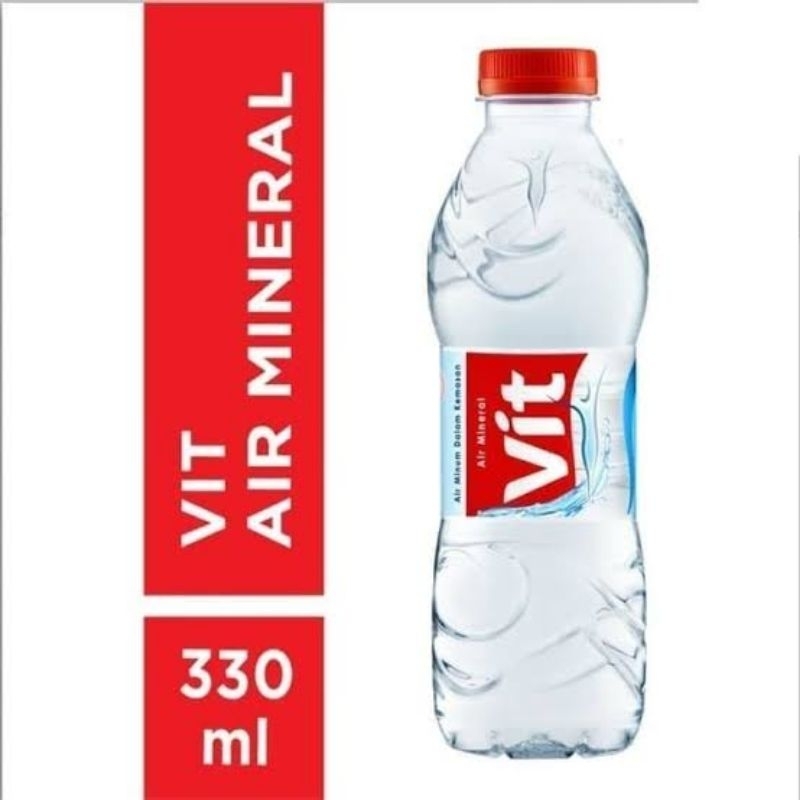 

vit 330 ml botol 1 dus isi 24 air mineral