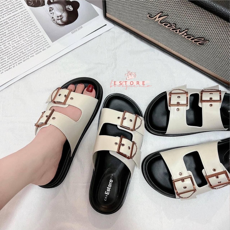 Sandal Wanita Buckle Side