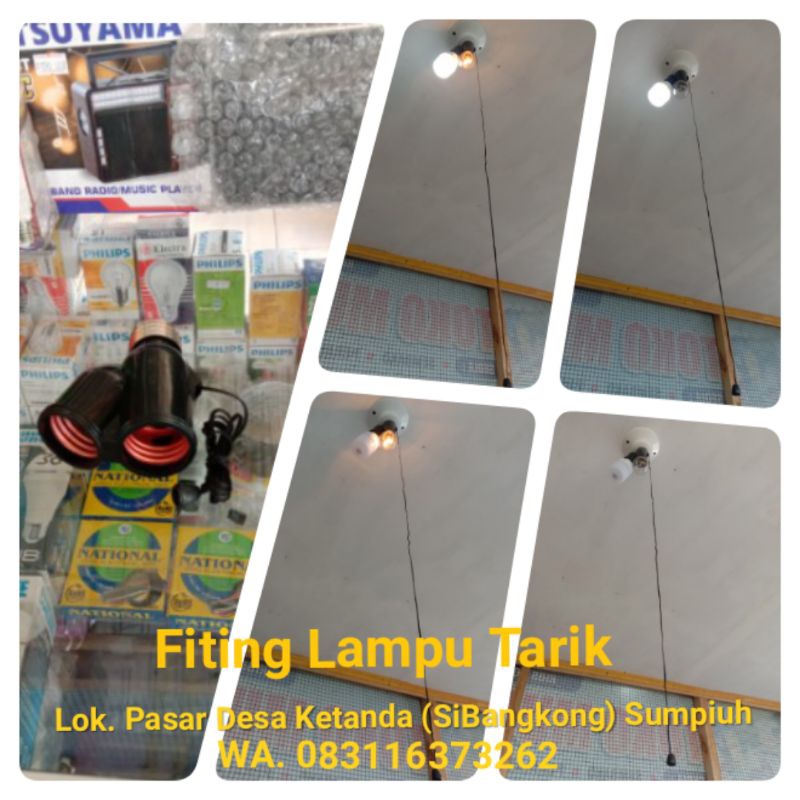 Fiting Lampu Tarik