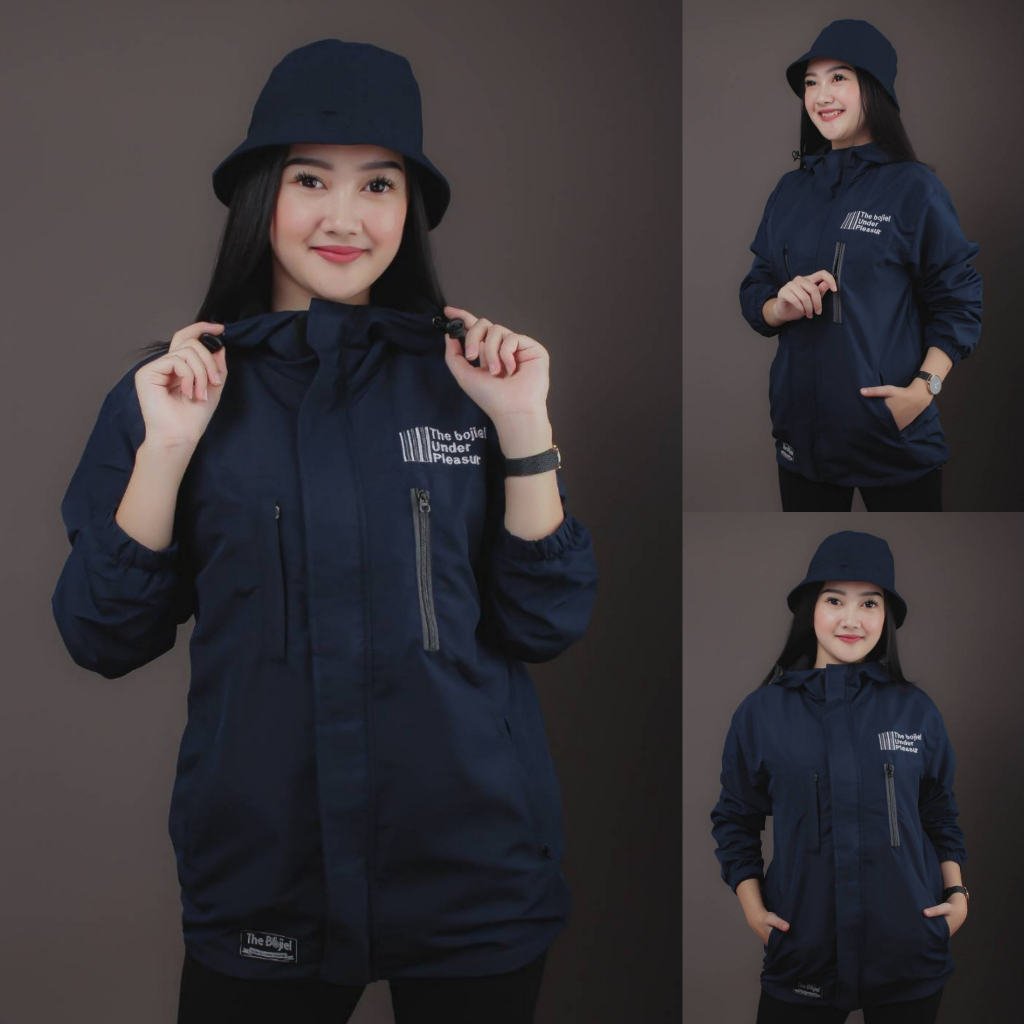 Jaket Parasut Wanita Waterproof Anti Air Original The Bojiel (CHEST) / Jaket Cewek