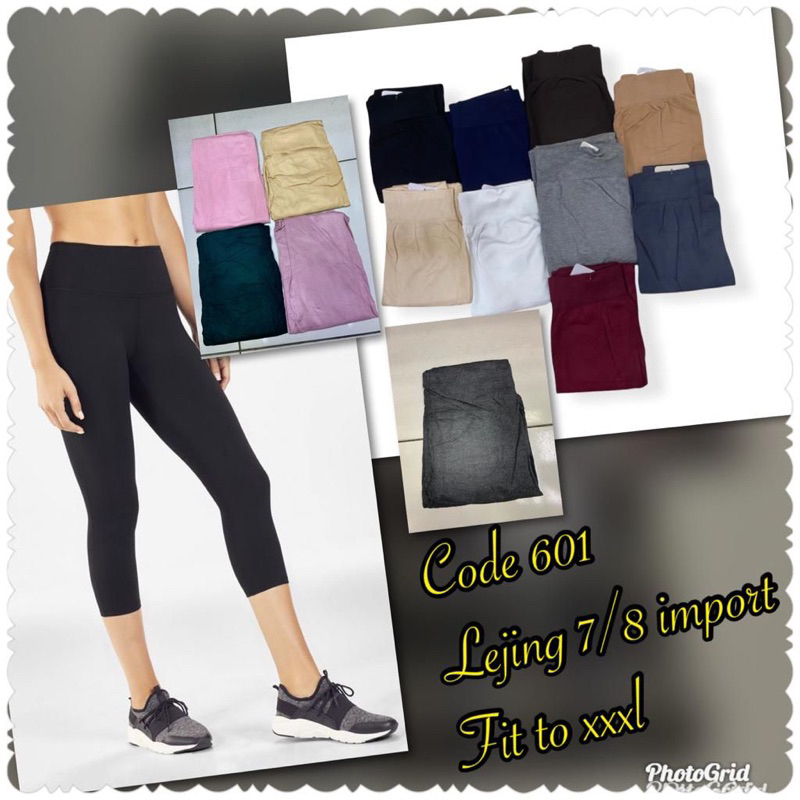Legging Pantyhose 7/8 | 601 Allsize | 799 Jumbo | Celana Legging Cewek | ORIGINAL *