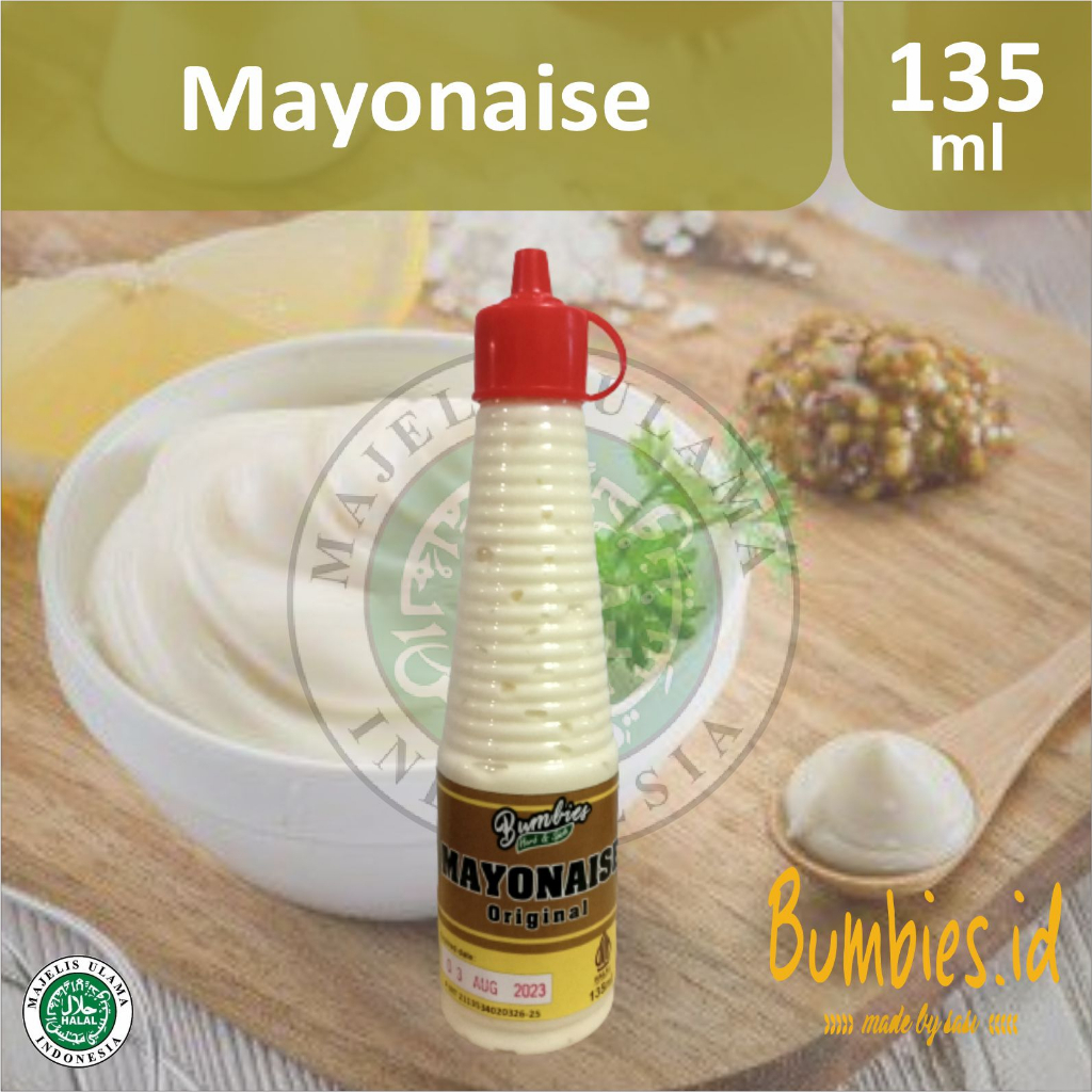 Mayonaise Original Bumbies Condiment 135ml | Mayo ori | Mayones