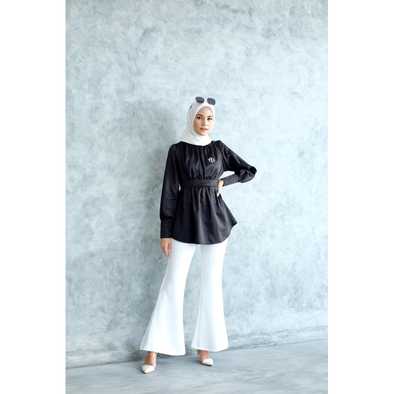 Ounadoutfit Celana Lady Cutbray long size new / celana scuba premium / celana polos wanita / celana mewah wanita / celana cutbray / celana scuba