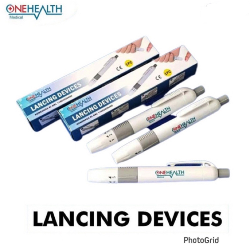 Lancet Device Pen set/Pen lancet/Blood Lancet Alat  pengambil darah