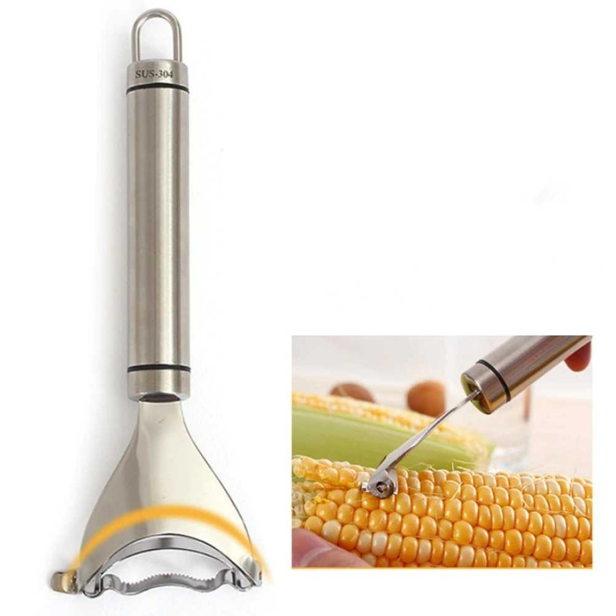 IKILOSHOP Serut Jagung Sederhana Pengupas Biji Jagung Stenlis Steel Corn Stripper