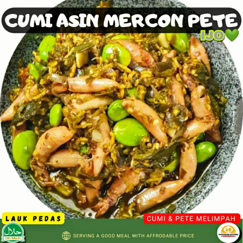 

MENU FAMILY..!! "CUMI ASIN MERCON IJO PETE" LAUK JUMBO LEBIH PUAS